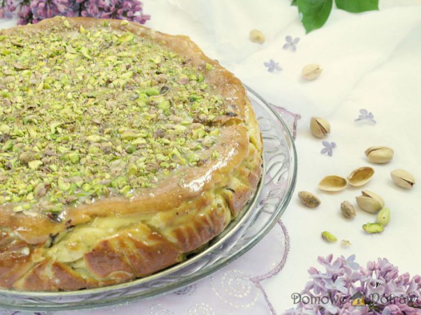 Sernik pistacjowy Sernik pistacjowy