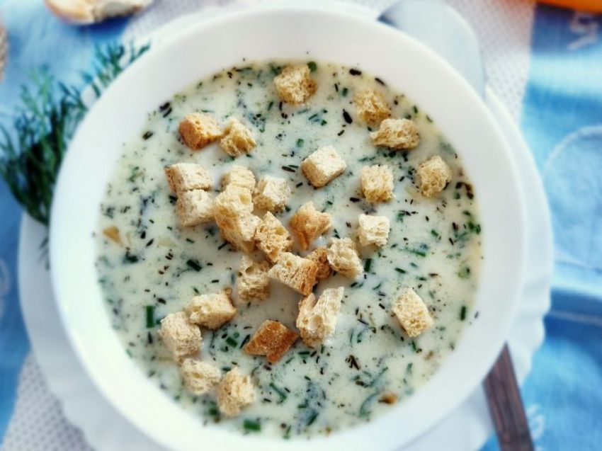 Zupa serowa z serków topionych Zupa serowa z serków topionych