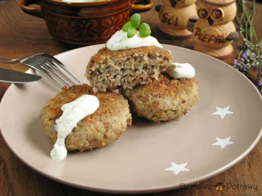 Kotlety mielone z kaszą gryczaną-hreczanyki Kotlety mielone z kaszą gryczaną-hreczanyki