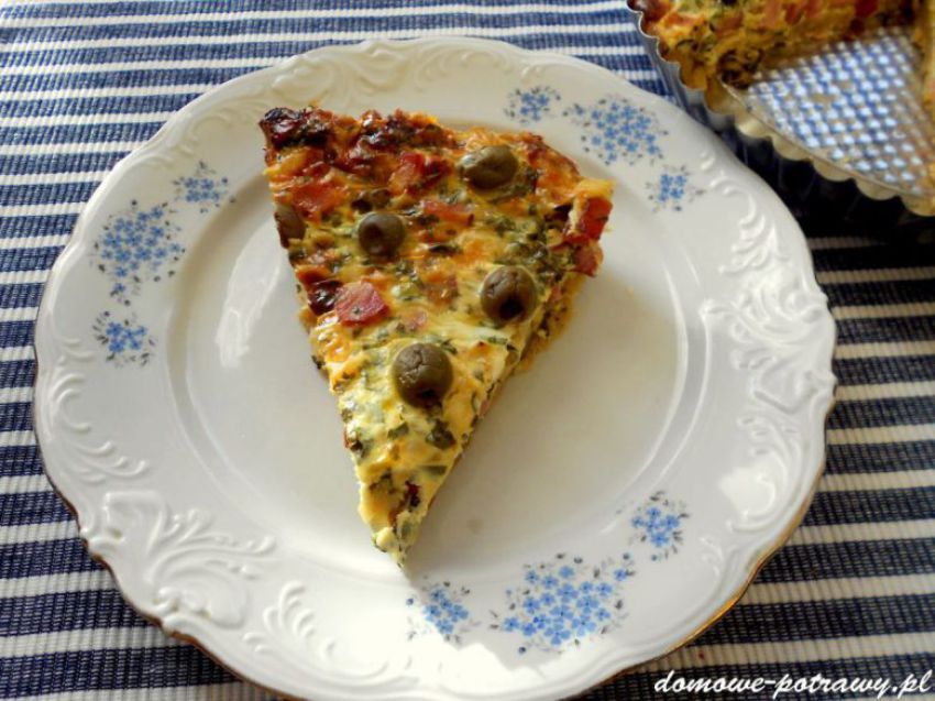 Quishe Lorraine z boczkiem Quishe Lorraine z boczkiem