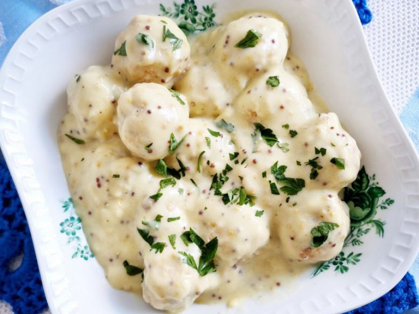 Pulpety w sosie musztardowym Pulpety w sosie musztardowym