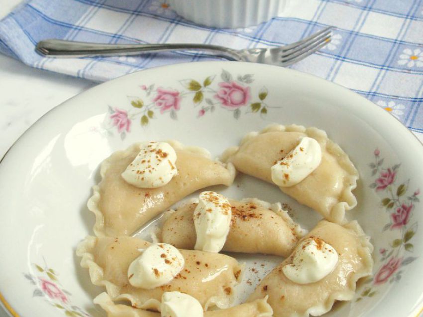 Pierogi z serem na słodko Pierogi z serem na słodko