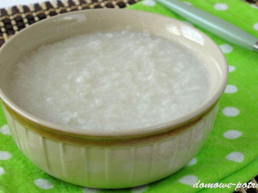 Kleik ryżowy na zatrucia Kleik ryżowy na zatrucia