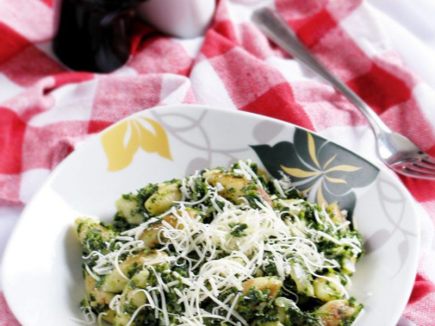 Szybkie kopytka ze szpinakiem Szybkie kopytka ze szpinakiem