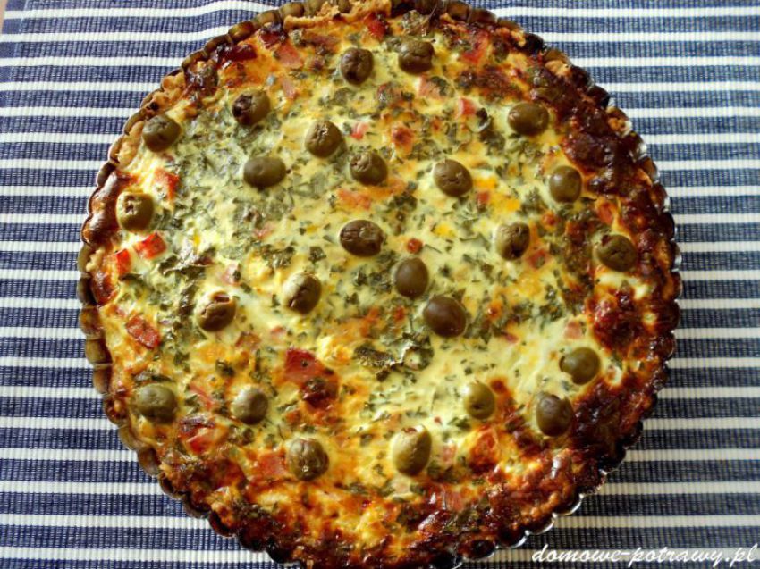 Quishe Lorraine z boczkiem Quishe Lorraine z boczkiem