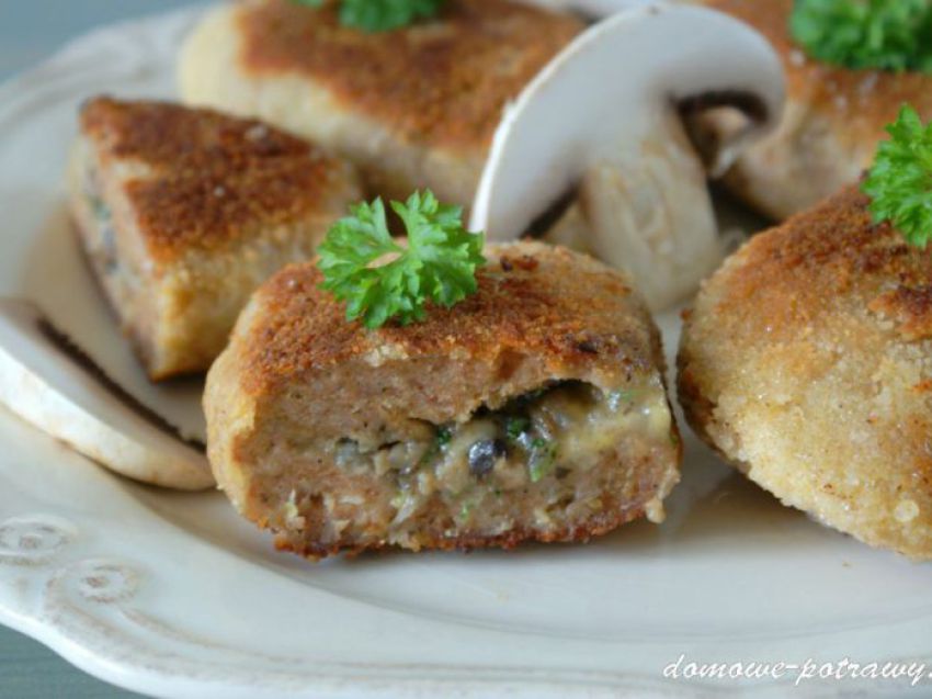 Kotlety mielone z pieczarkami Kotlety mielone z pieczarkami