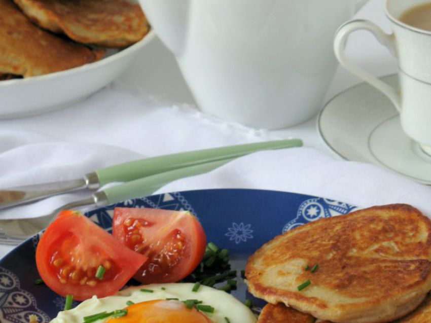 Bliny, drożdżowe placki pszenno-gryczane Bliny, drożdżowe placki pszenno-gryczane