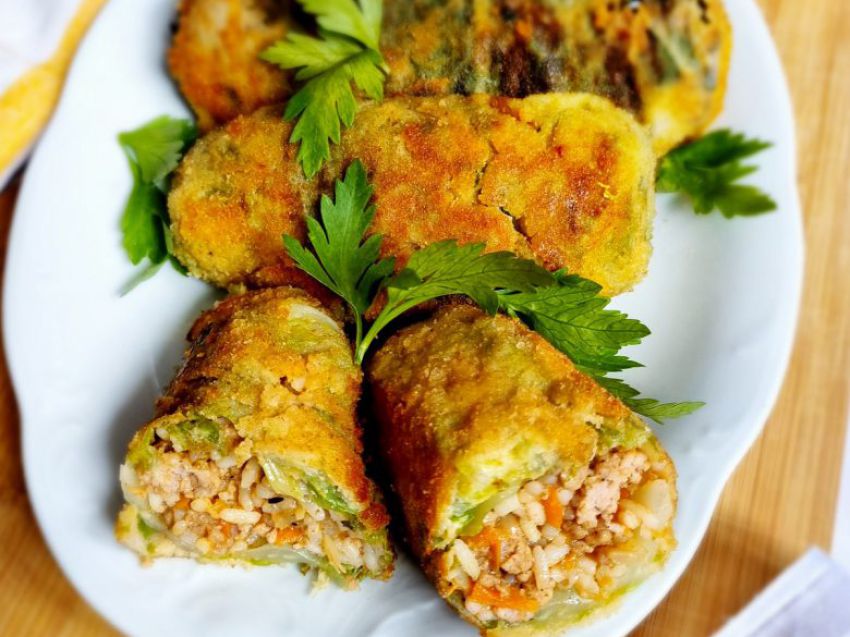 Panierowane gołąbki z patelni Panierowane gołąbki z patelni