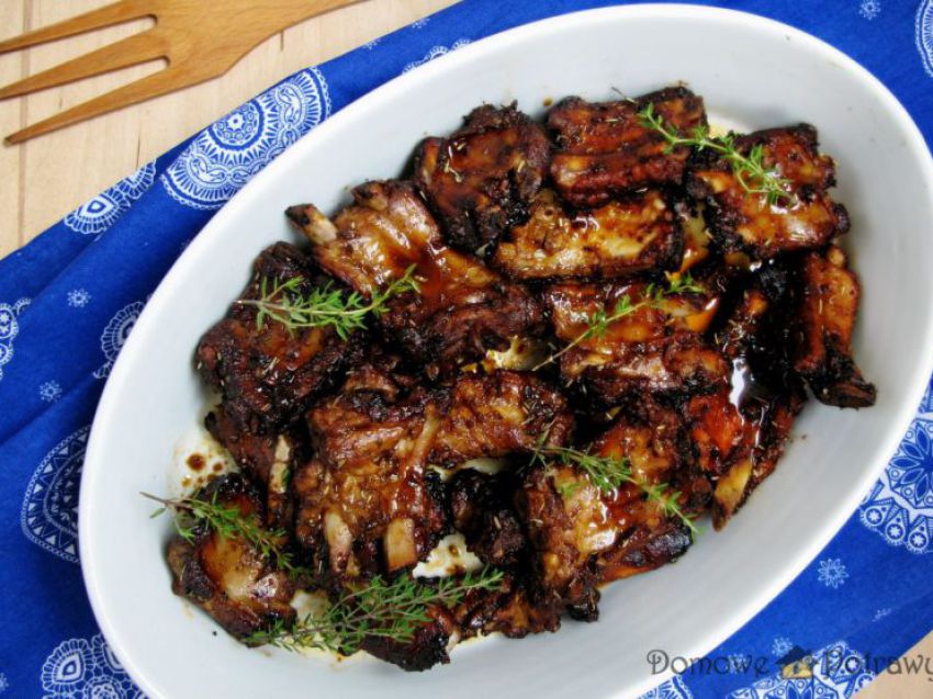 Żeberka pieczone Żeberka pieczone