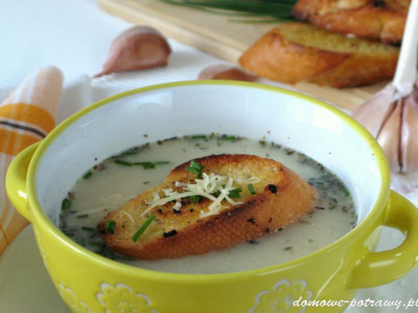 Zupa-krem czosnkowa Zupa-krem czosnkowa