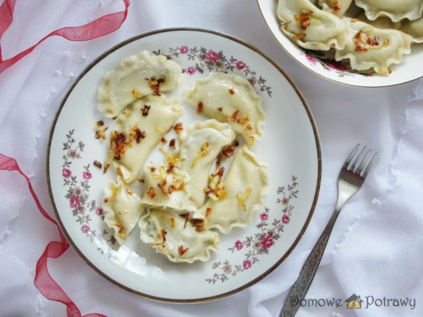 Pierogi ze szpinakiem Pierogi ze szpinakiem