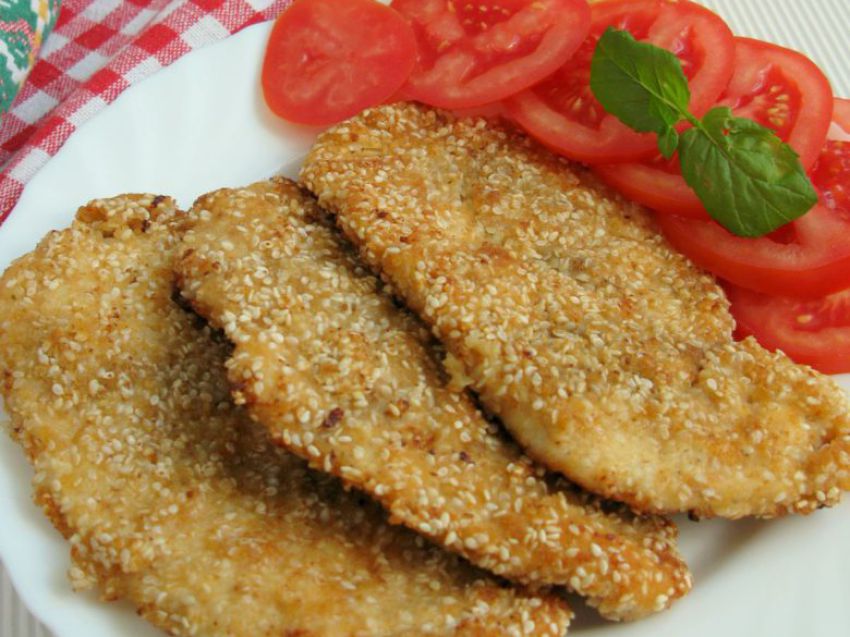 Kurczak w sezamie Kurczak w sezamie