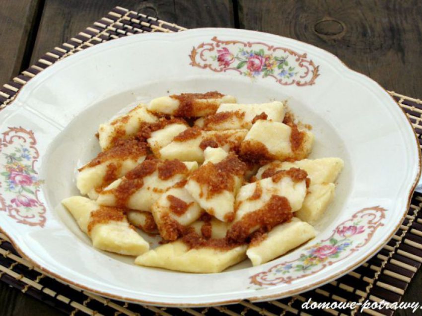 Kluski leniwe z mąki jaglanej Kluski leniwe z mąki jaglanej