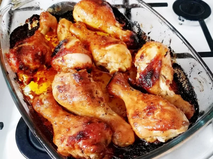 Pieczone udka z kurczaka Pieczone udka z kurczaka