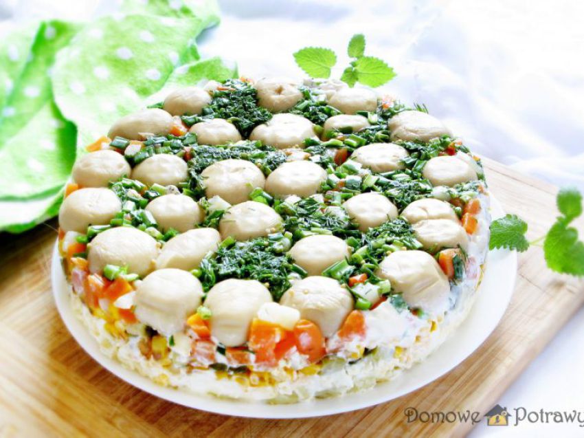 Sałatka leśna polana Sałatka leśna polana