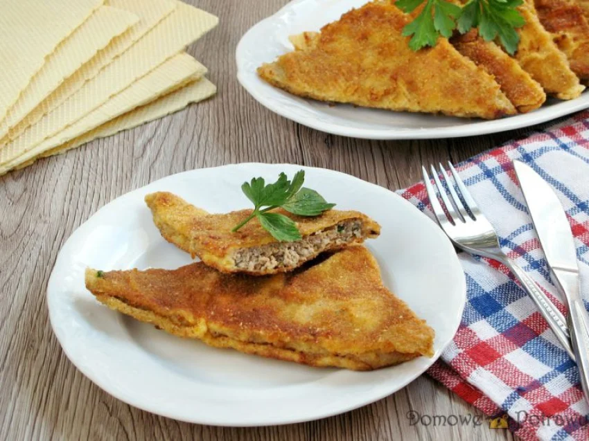 Kotlety mielone w waflu Kotlety mielone w waflu