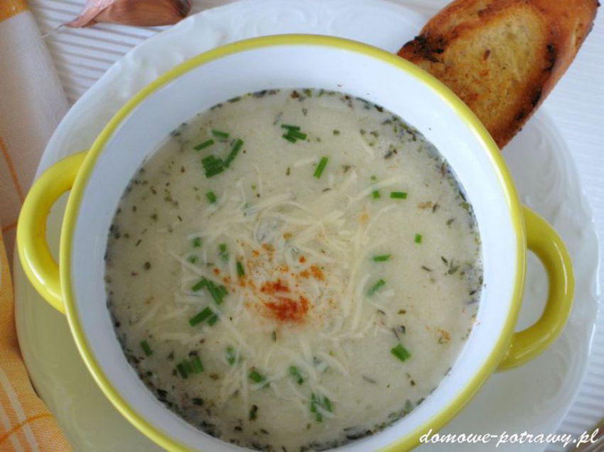 Zupa-krem czosnkowa Zupa-krem czosnkowa