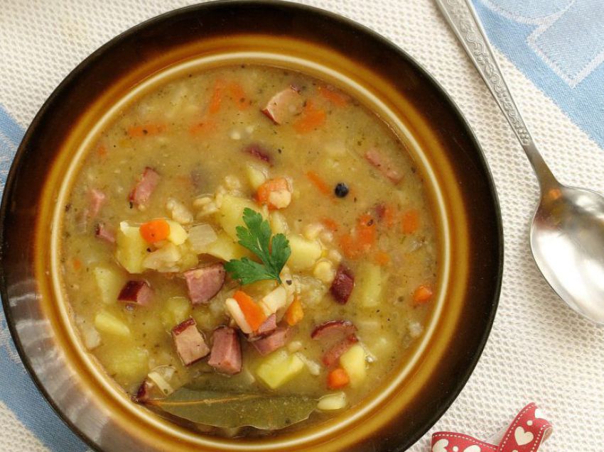 Zupa grochowa - grochówka Zupa grochowa - grochówka