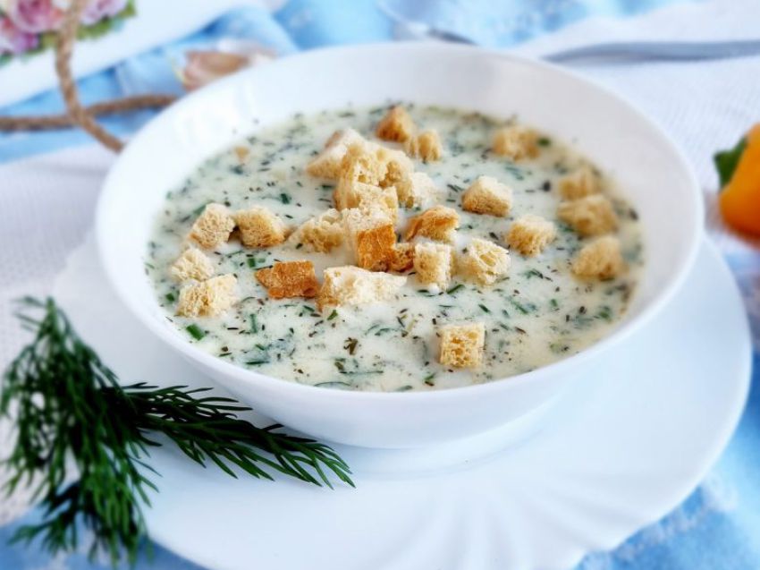 Zupa serowa z serków topionych Zupa serowa z serków topionych