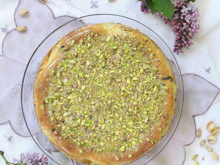 Sernik pistacjowy Sernik pistacjowy
