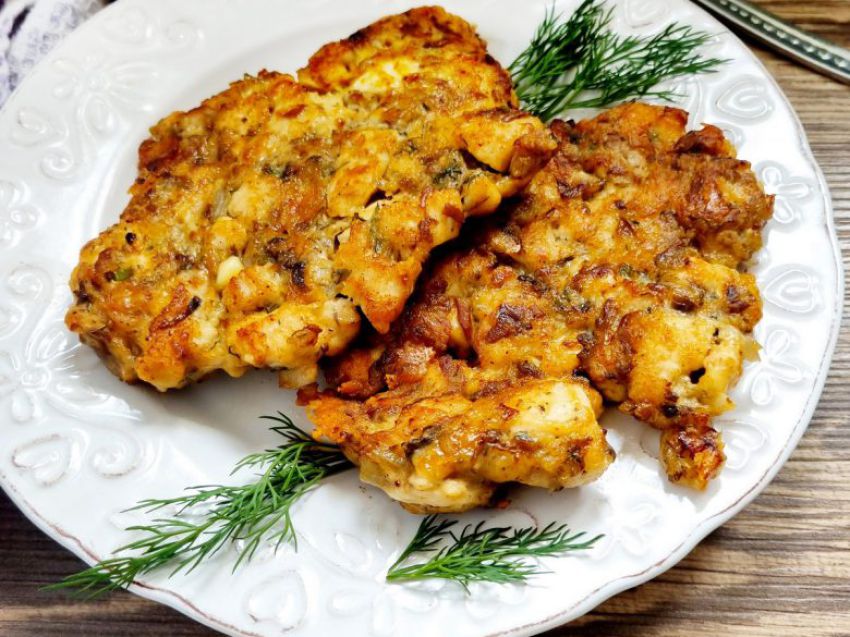Kotlety siekane z kurczaka z pieczarkami Kotlety siekane z kurczaka z pieczarkami