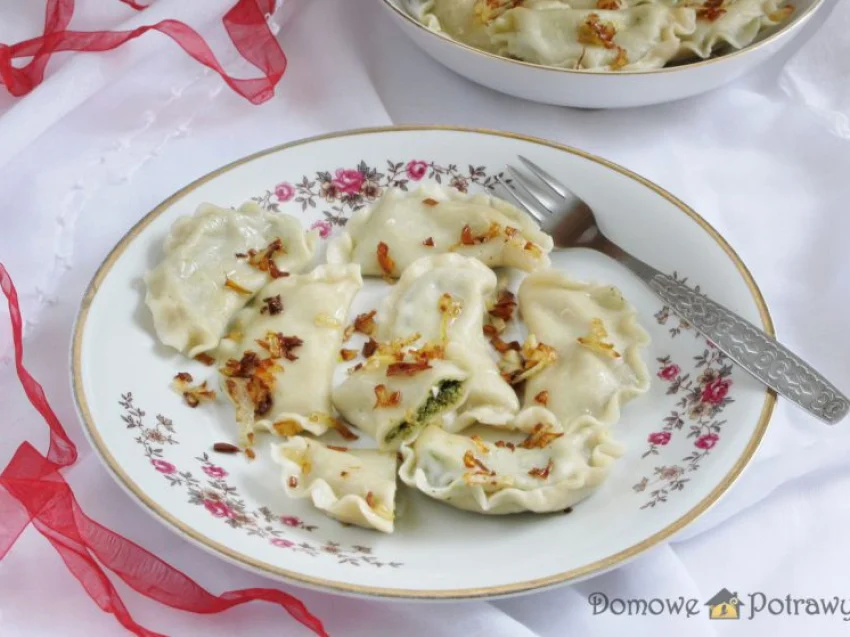 Pierogi ze szpinakiem Pierogi ze szpinakiem