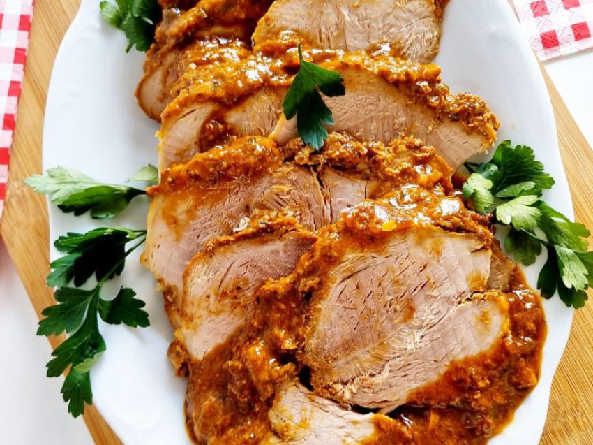 Szynka pieczona w musztardzie Szynka pieczona w musztardzie