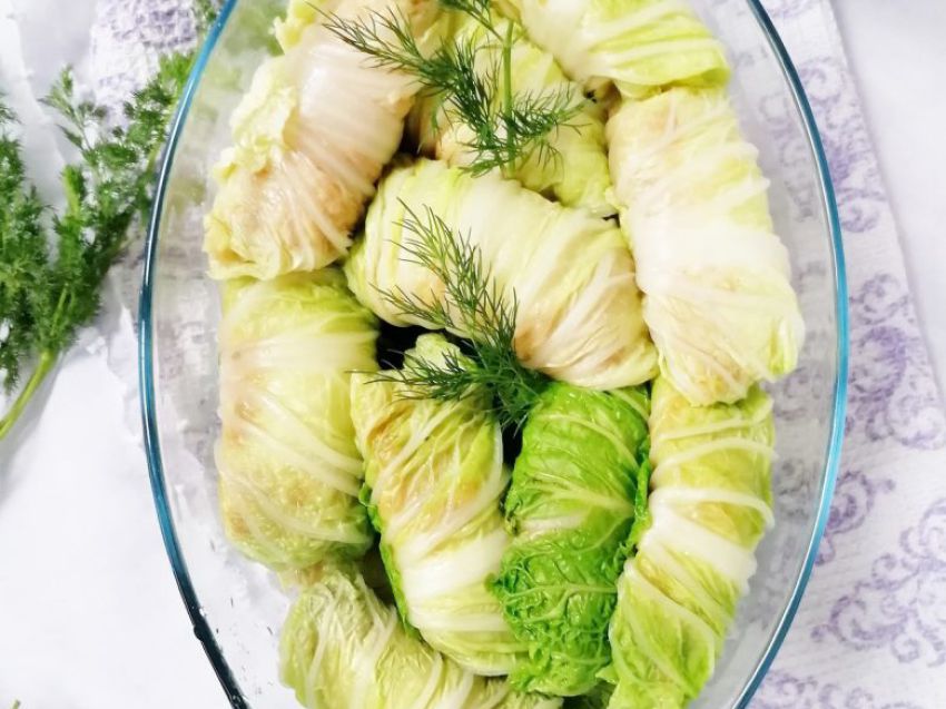 Gołąbki z kapusty pekińskiej Gołąbki z kapusty pekińskiej