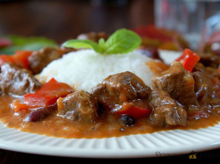 Gulasz wołowy na ostro Gulasz wołowy na ostro