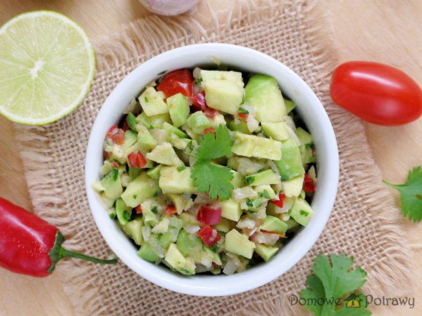 Pasta z awokado - guacamole Pasta z awokado - guacamole