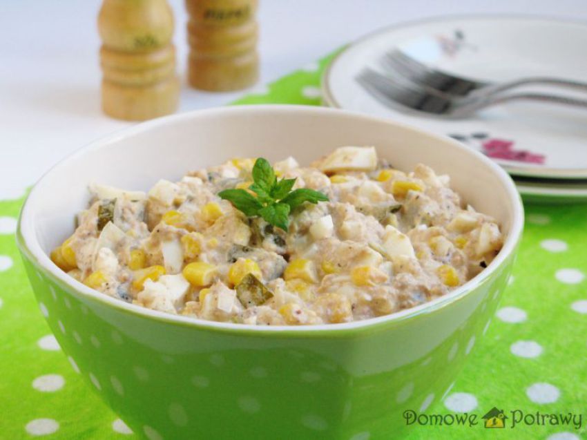 Szybka sałatka z tuńczykiem Szybka sałatka z tuńczykiem