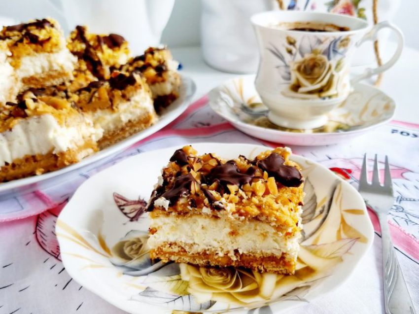 Ciasto Krówka bez pieczenia Ciasto Krówka bez pieczenia