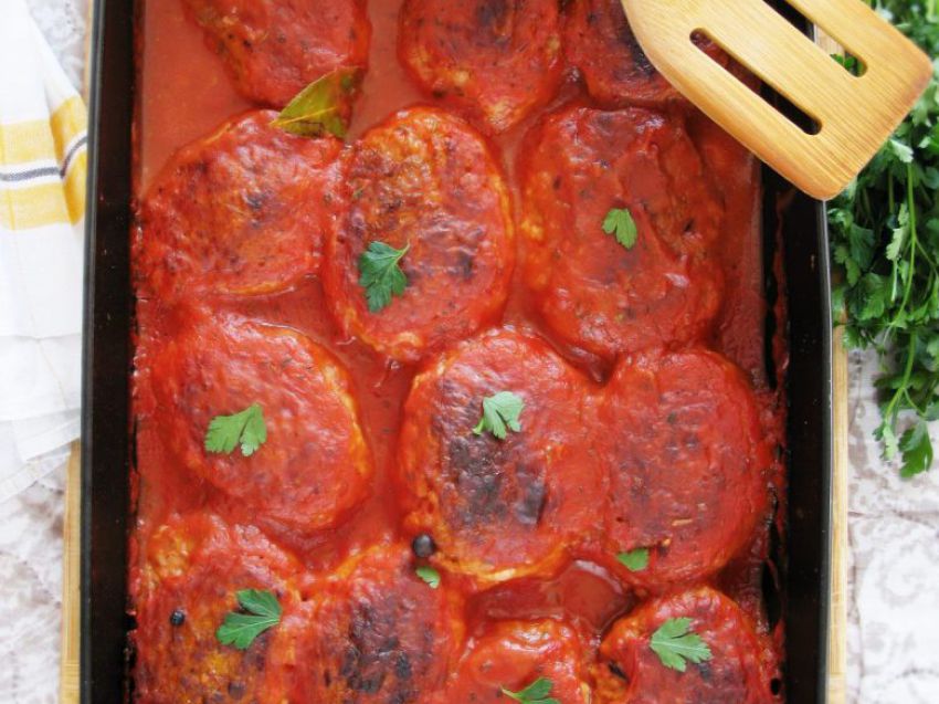 Gołąbki bez zawijania w piekarniku Gołąbki bez zawijania w piekarniku