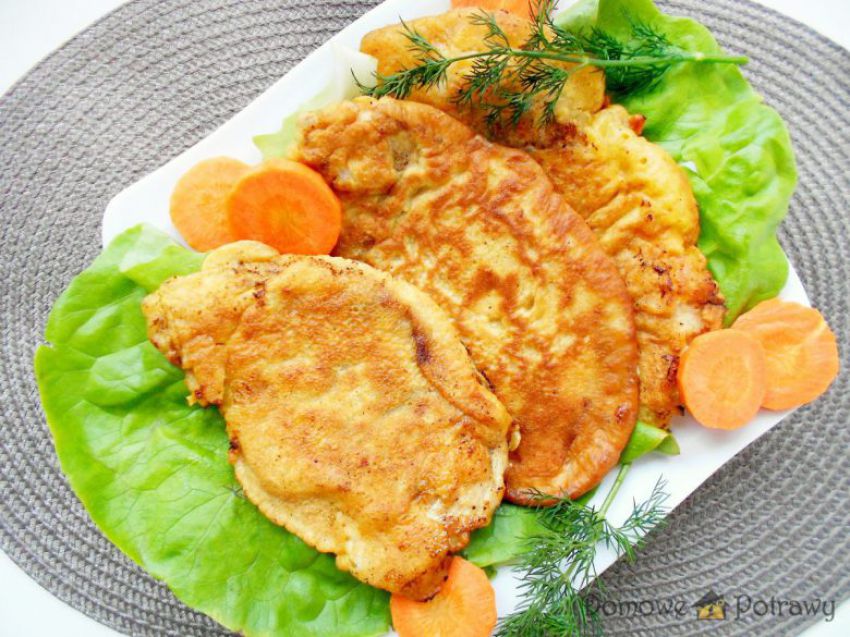 Filety z piersi kurczaka w cieście Filety z piersi kurczaka w cieście