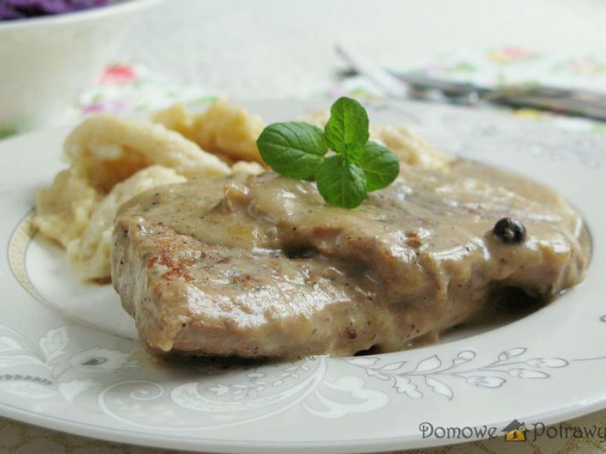 Szynka w sosie chrzanowym Szynka w sosie chrzanowym