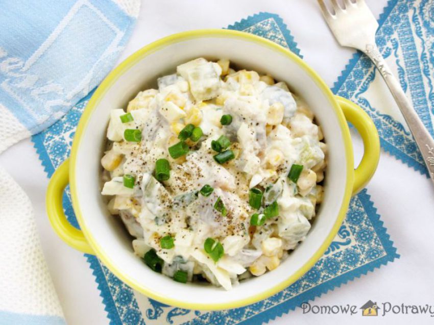 Prosta sałatka śledziowa Prosta sałatka śledziowa