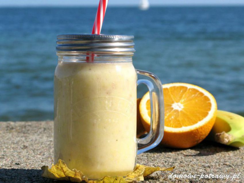 Koktajl bananowo-pomarańczowy Koktajl bananowo-pomarańczowy