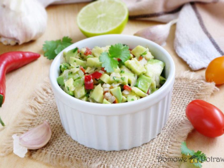 Pasta z awokado - guacamole Pasta z awokado - guacamole