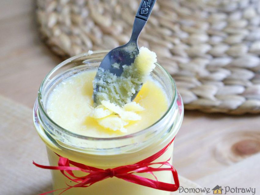 Masło klarowane domowej roboty Masło klarowane domowej roboty