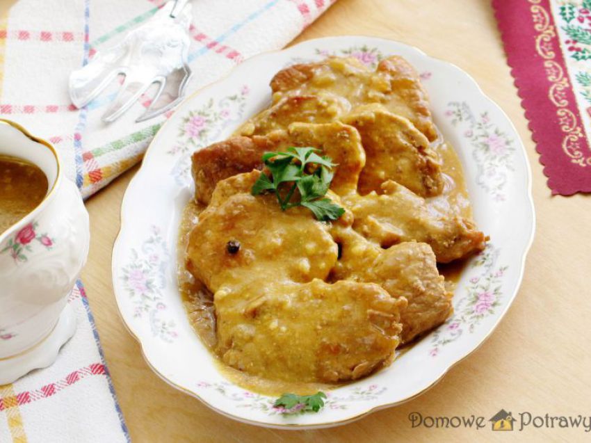 Szynka w sosie musztardowym Szynka w sosie musztardowym