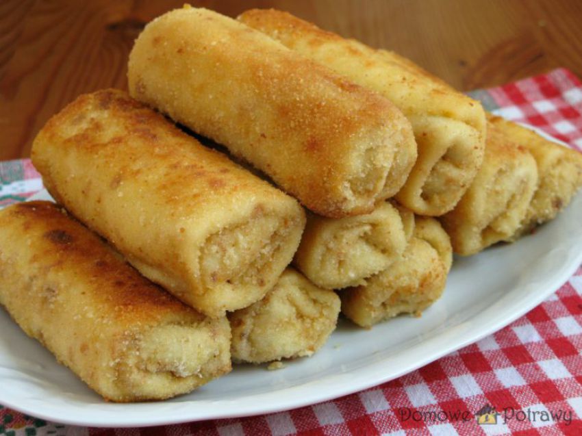 Krokiety z brokułami, parówką i kukurydzą Krokiety z brokułami, parówką i kukurydzą