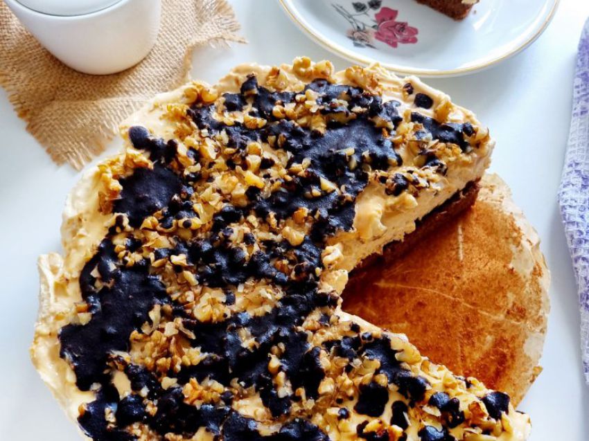 Sernik kajmakowy brownie Sernik kajmakowy brownie