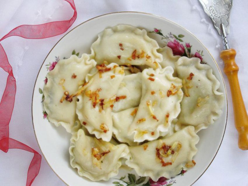 Pierogi ze szpinakiem Pierogi ze szpinakiem