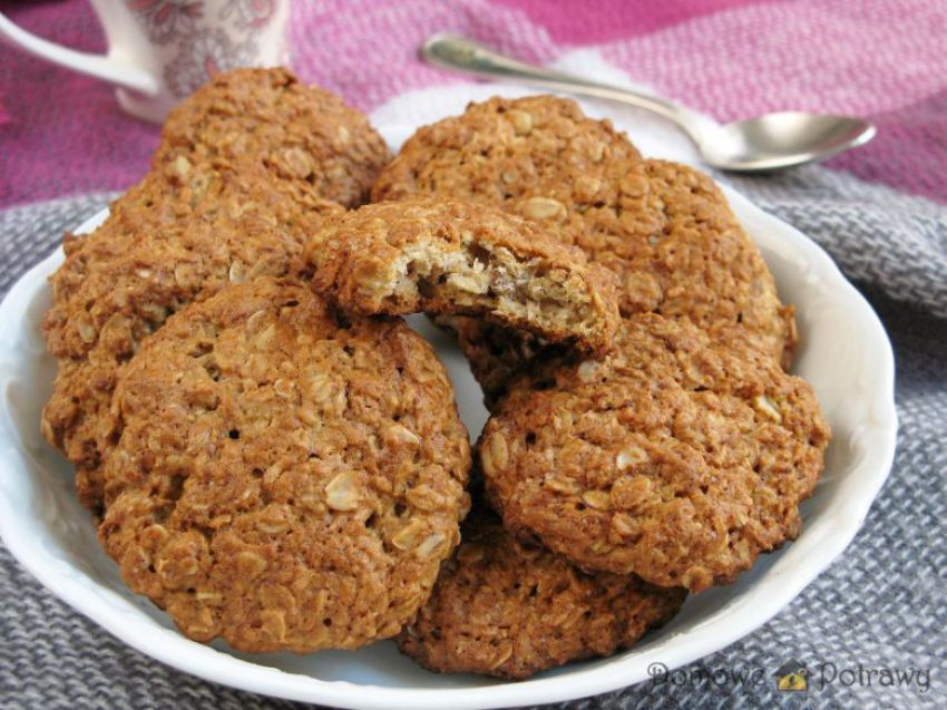 Ciasteczka owsiane z bananem Ciasteczka owsiane z bananem
