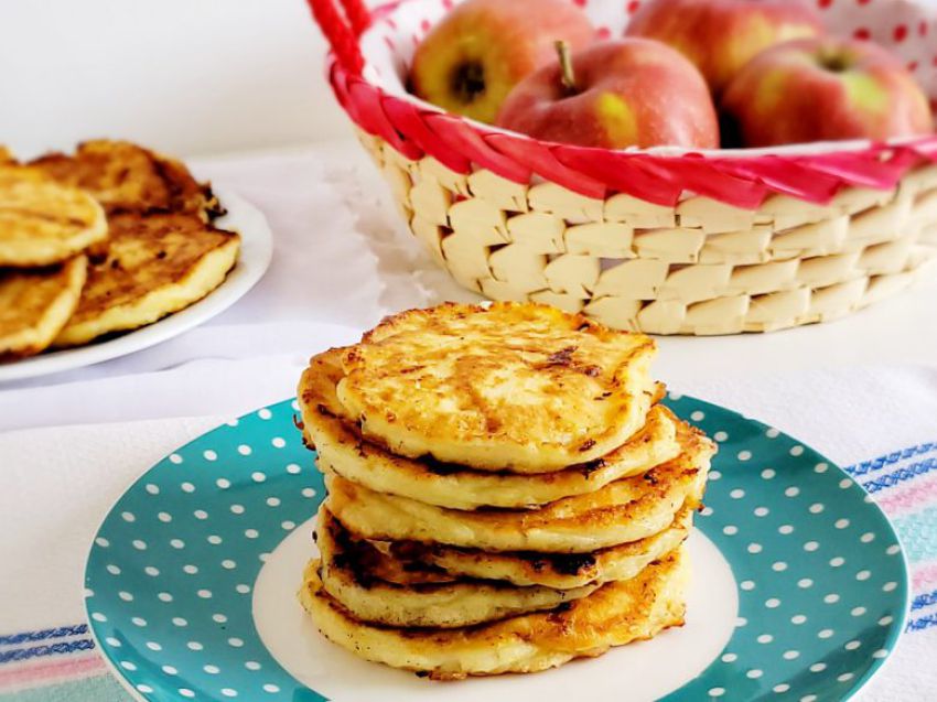 Placuszki z serka wiejskiego Placuszki z serka wiejskiego