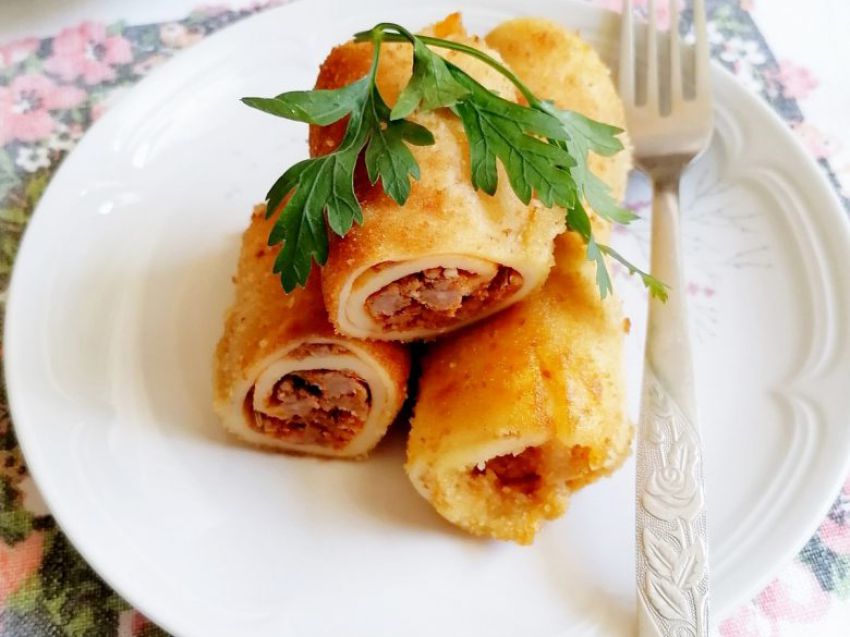 Krokiety z mięsem z jagnięciny Krokiety z mięsem z jagnięciny