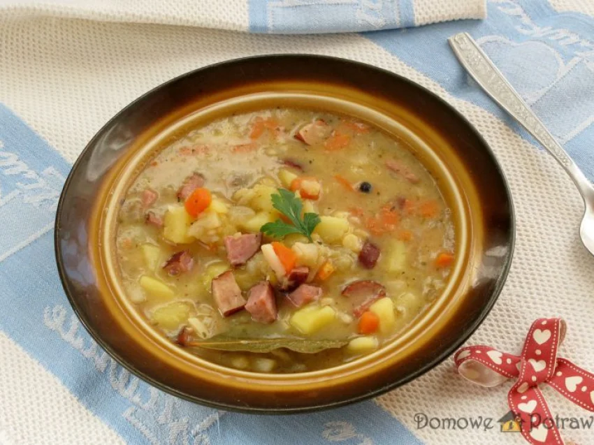 Zupa grochowa - grochówka Zupa grochowa - grochówka