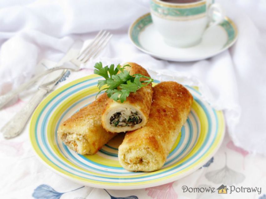 Krokiety z pieczarkami Krokiety z pieczarkami