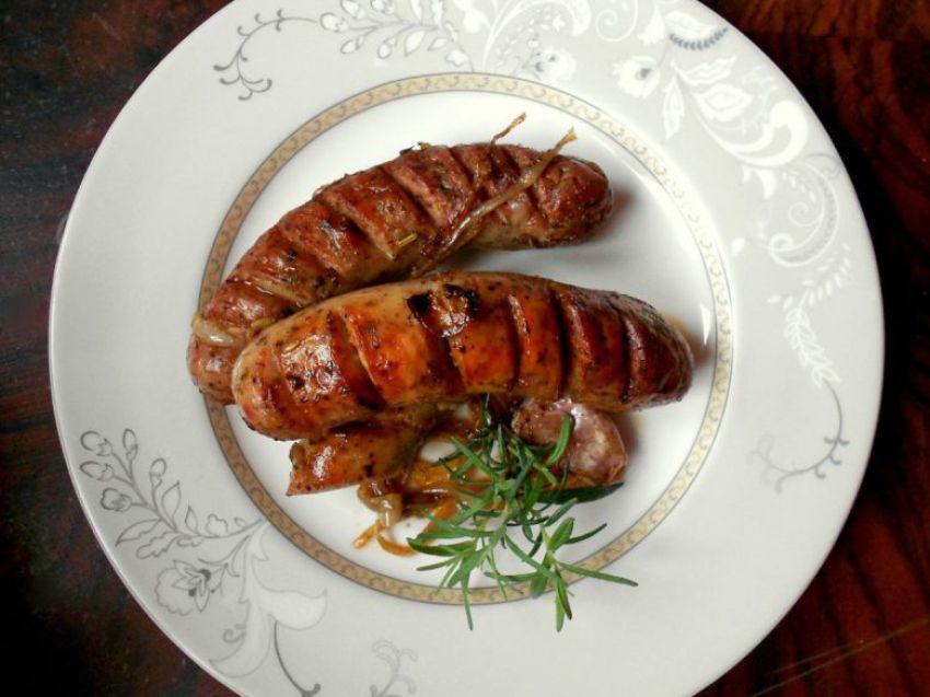 Pieczona biała kiełbasa palce lizać! Pieczona biała kiełbasa palce lizać!