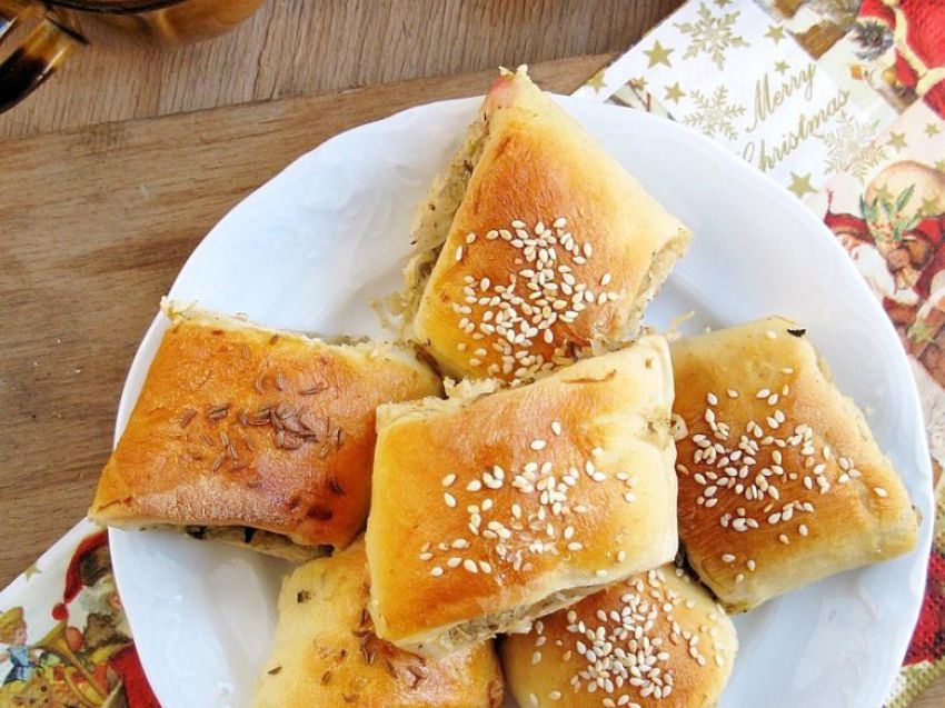 Paszteciki z kapustą i grzybami Paszteciki z kapustą i grzybami